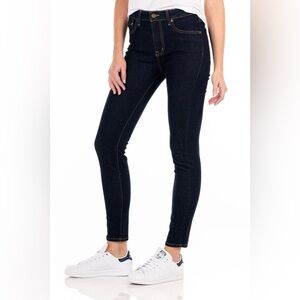 Modern American Mid Rise Skinny Denim Jeans | Color: Rich Dark Rinse | NEW/NWT🔥
